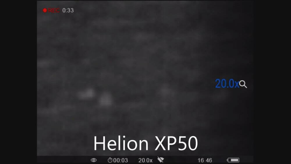 Изображение Helion XP50 на дистанции 100 метров