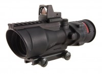 Призматический прицел Trijicon ACOG 6x48 .308 Red Chevron и RMR Type 2 6.5 MOA Red Dot