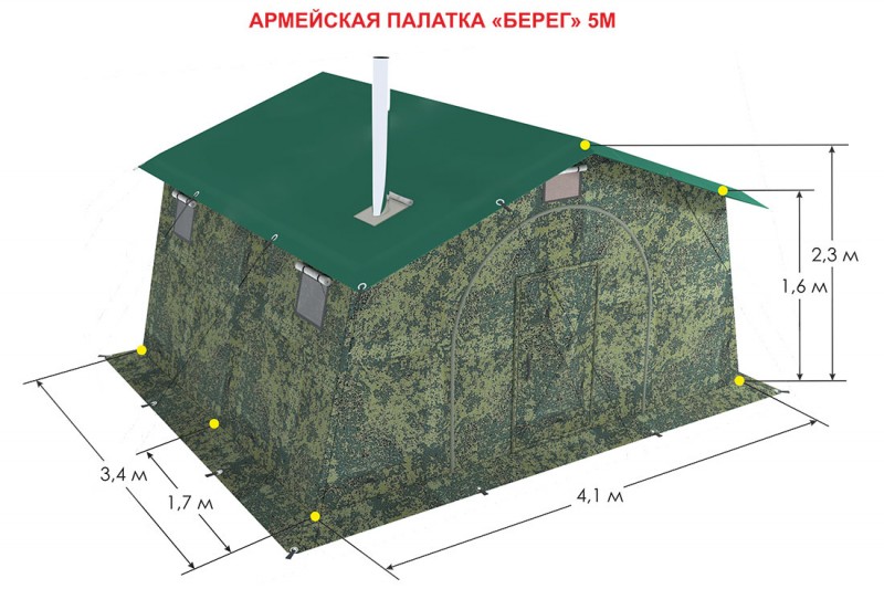 Палатка Берег 5М2