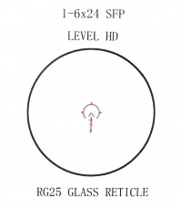 Оптический прицел Barska 1-6x24 SFP Level HD RG25 GLASS RETICLE