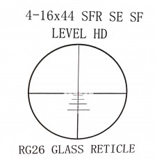 Оптический прицел Barska 4-16x44 SFR SE SF Level HD RG26 GLASS RETICLE 