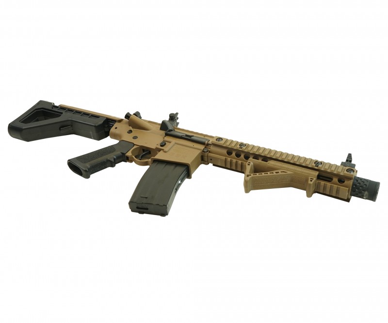 Пневматическая винтовка Crosman DPMS SBR Full Auto (M16, 3 Дж, коллиматор)