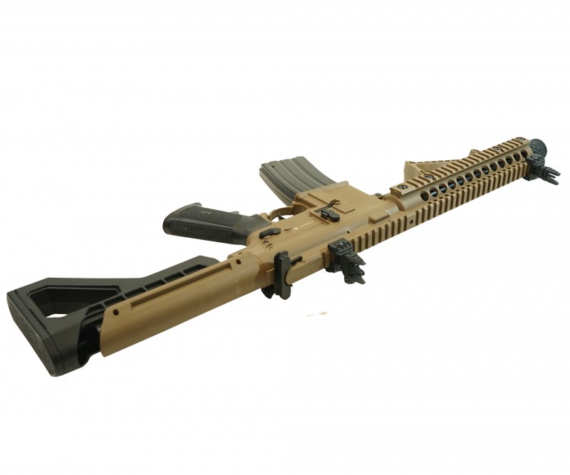 Пневматическая винтовка Crosman DPMS SBR Full Auto (M16, 3 Дж, коллиматор)