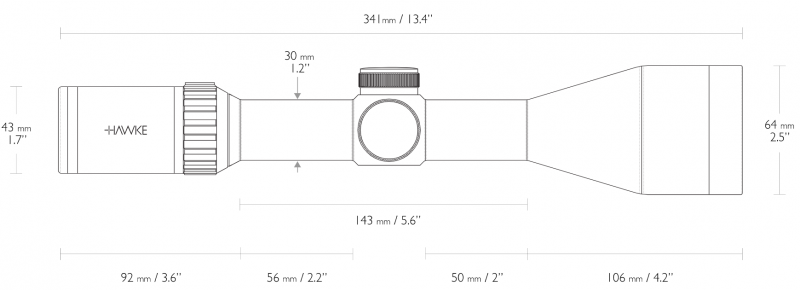 Оптический прицел Hawke Vantage 30 WA 3-12x56 IR (L4a)