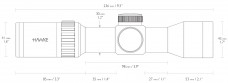 Оптический прицел Hawke XB30 COMPACT 1.5-6х36 SR