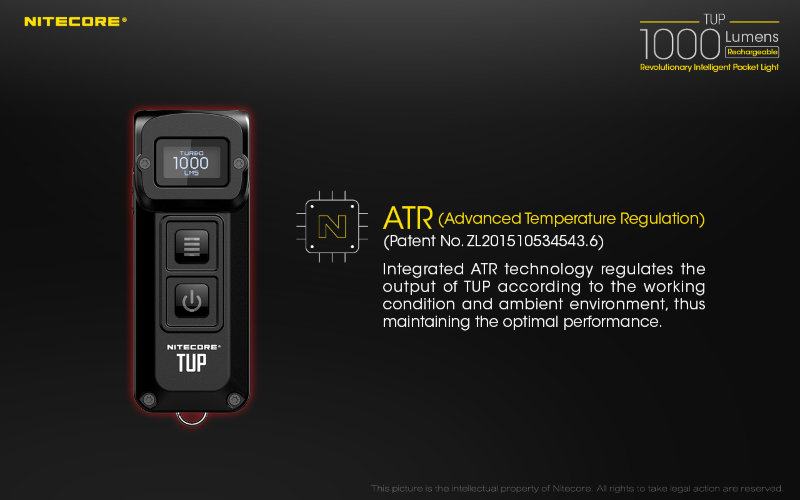 Фонарь Nitecore TUP Grey CREE XP-L HD V6