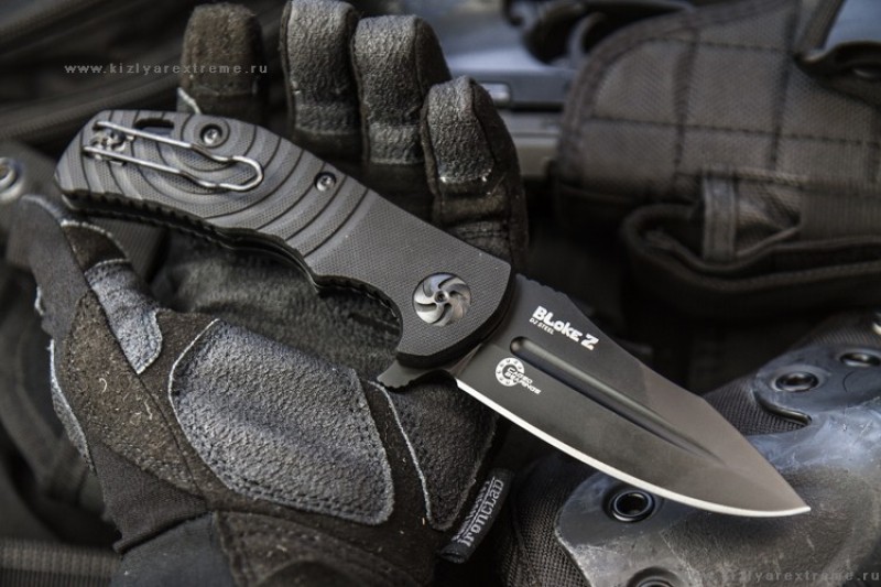 Складной нож Bloke Z D2 Black Titanium