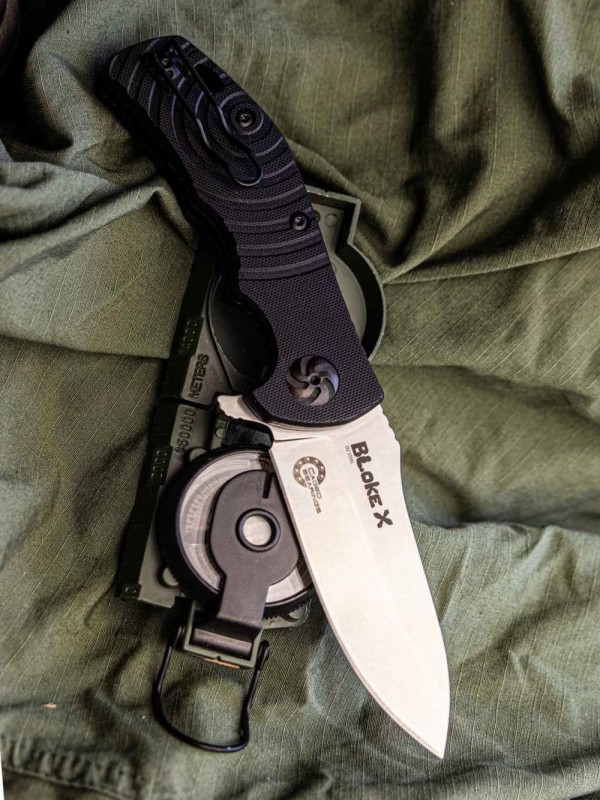 Складной нож Bloke X D2 Stone Wash