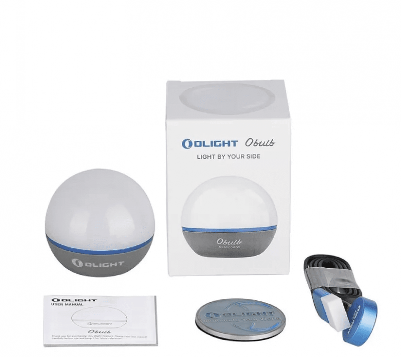 Фонарь кемпинговый Olight Obulb (серый)