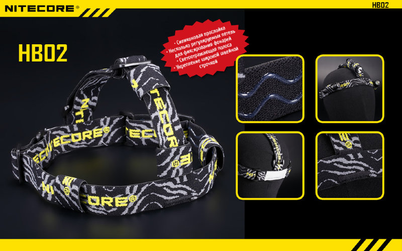 Крепление на голову Nitecore Headband HB02