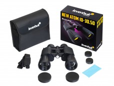 Бинокль Levenhuk New Atom 10-30x50