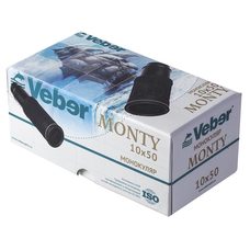 Монокуляр Veber Monty 10x50 BR, черный