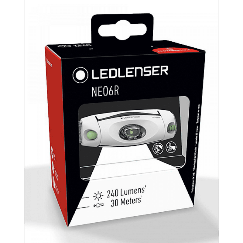 Аккумуляторный налобный фонарь LedLencer NEO 6R 500919 зеленый