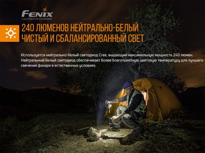 Налобный фонарь Fenix HM23 Cree neutral white LED