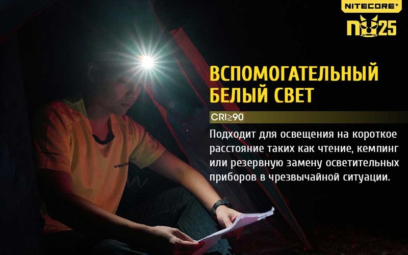 Налобный фонарь Nitecore NU25