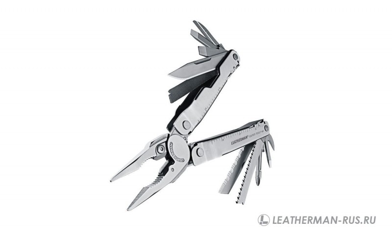 Мультитул Leatherman SuperTool 300, 19 функций, коричневый кожаный чехол