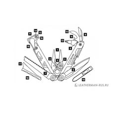 Мультитул Leatherman Signal, 19 функций