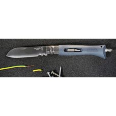 Нож Opinel №09 DIY, нержавеющая сталь, сменные биты, серый, блистер