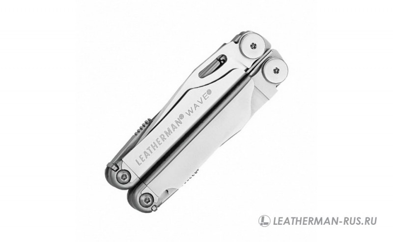 Мультитул Leatherman Wave Plus, 17 функций, кожаный чехол