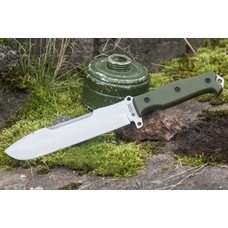 Нож выживания Survivalist X AUS-8 StoneWash Green G10