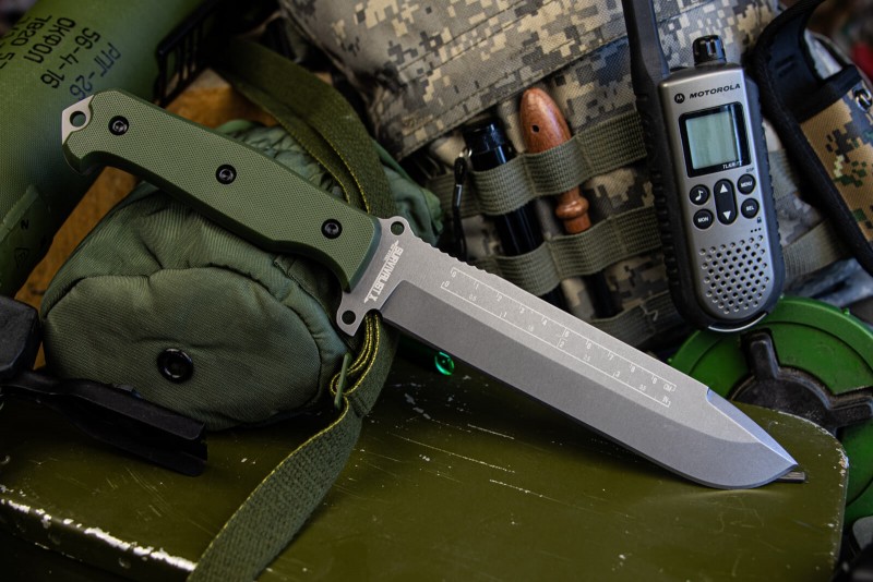 Нож выживания Survivalist X D2 TacWash Gray G10