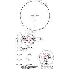 Оптический прицел Burris XTR II 1.5-8x28 M.A.D. (34мм) R: Ballistic 5.56 DFP, с подсветкой (201013)