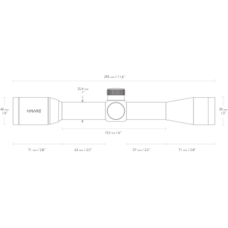 Оптический прицел Hawke Vantage 4x32 Mil-Dot (14101)
