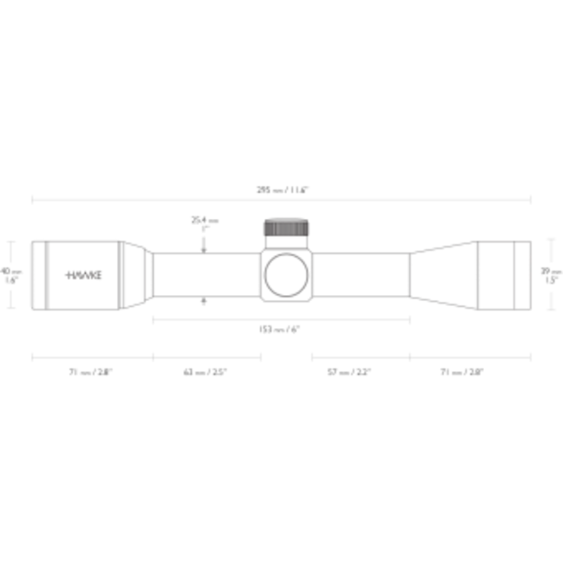 Оптический прицел Hawke Vantage 4x32 30/30 (14100)