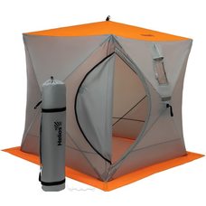 Палатка Helios 1,8×1,8 серый/оранжевый
