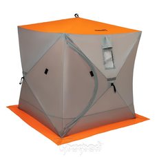 Палатка Helios 1,8×1,8 серый/оранжевый
