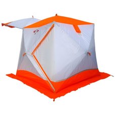 Палатка всесезонная Пингвин Призма Шелтерс (1-сл.) бело/оранжевый