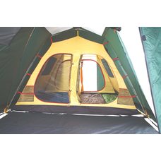 Комфортабельная пятиместная кемпинговая палатка с тремя входами и большим тамбуром. Victoria 5 luxe