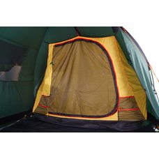 Четырехместная кемпинговая палатка Alexika Indiana 4 с двумя спальнями и тамбуром посередине