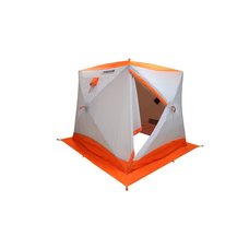 Палатка для зимней рыбалки Пингвин Призма Brand New (2-сл) бело-оранжевый