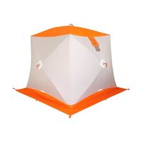 Палатка Пингвин Призма Термолайт Композит бело-оранжевый