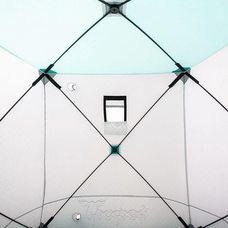 Палатка Helios Premier Комфорт 1,8×1,8 бирюза/серый