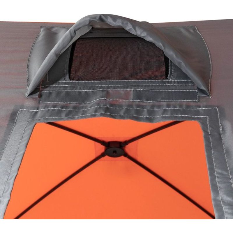 Палатка Helios 1,5×1,5 серый/оранжевый