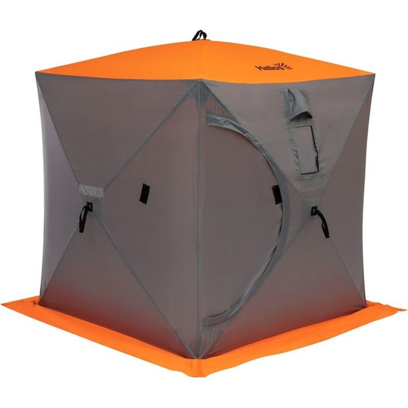 Палатка Helios 1,5×1,5 серый/оранжевый
