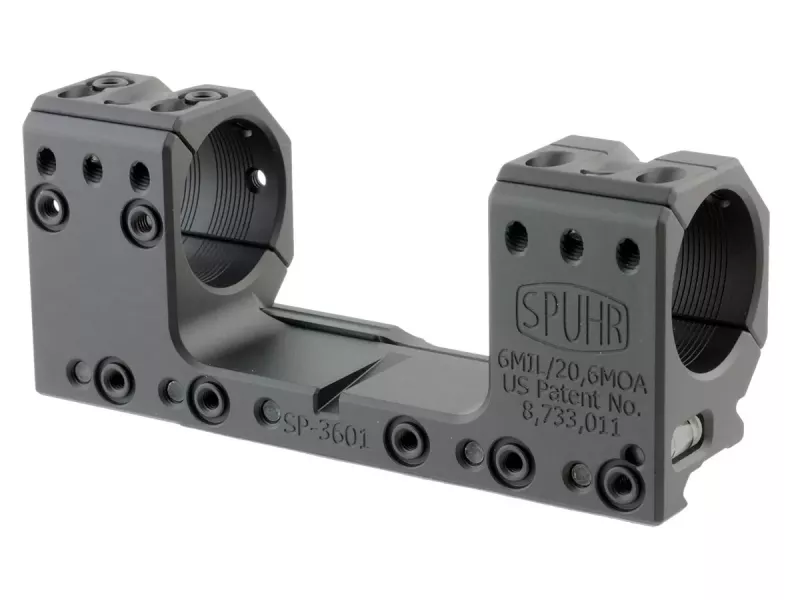 Кронштейн SPUHR Scope Mount 30мм на Picatinny, h=15мм, 6 MIL/20.6 MOA
