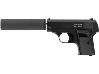Пистолет пневматический Stalker SA25S Spring (Colt Model 1908) + ПБС, к.6мм