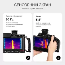 Тепловизор RGK TL-1024 Pro в комплекте с широкоугольным объективом 50°