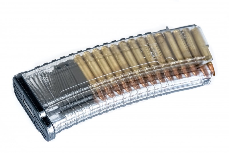 Магазин Pufgun на ВПО-155, 30 патронов, прозрачный