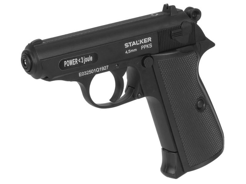 Пистолет пневматический Stalker PPKS (Walther PPK/S) к.4,5мм
