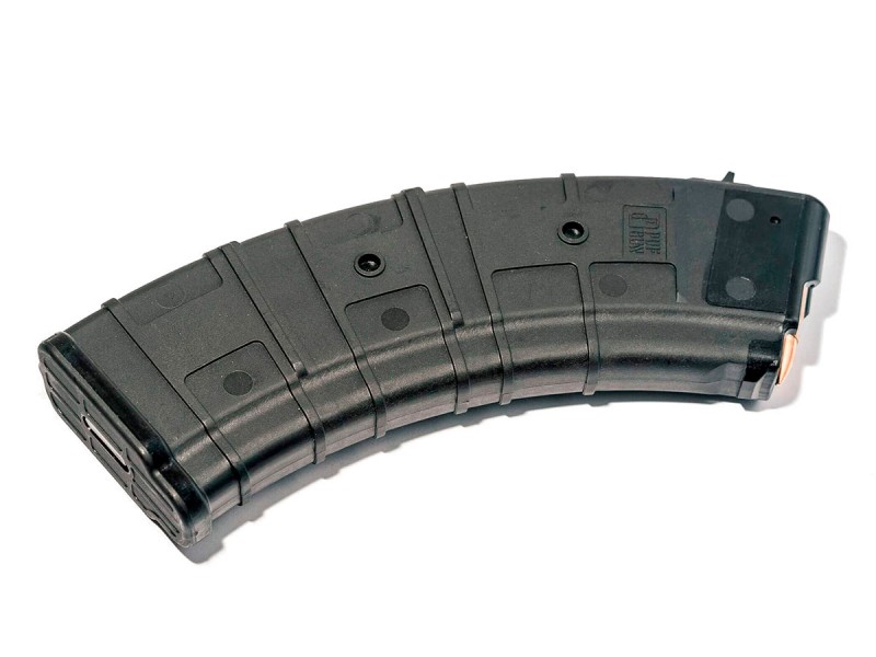 Магазин Pufgun на ВПО-136/АК/АКМ/Сайга, 30 патронов, черный