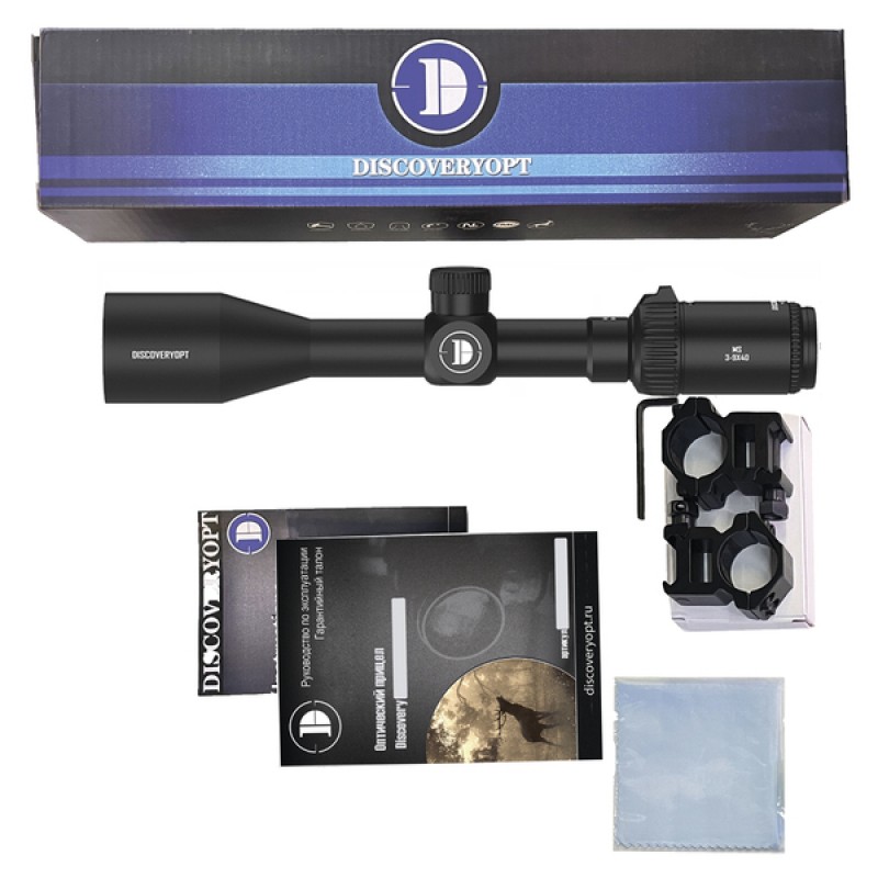 Оптический прицел Discovery MS 3-9X40AC FW25 в интернет-магазине Optics Trade Оптический прицел Discovery MS 3-9X40AC FW25