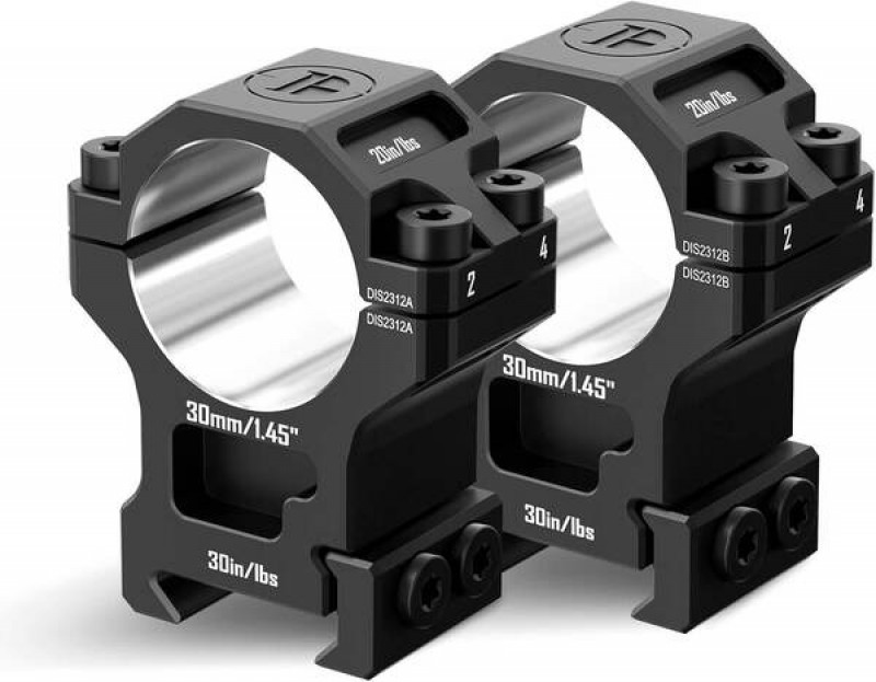 Кольца Discovery 30мм высокие под Picatinny (7075) в интернет-магазине Optics Trade Кольца Discovery 30мм высокие под Picatinny (7075)