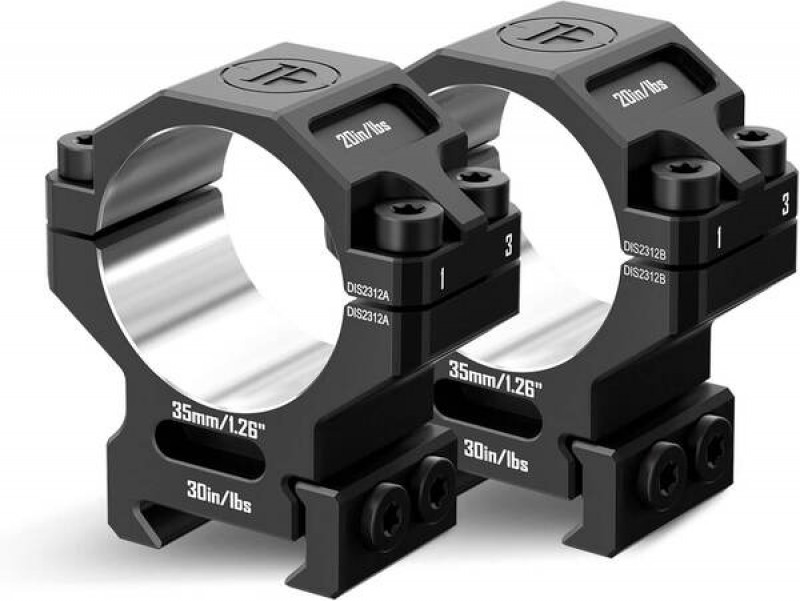 Кольца Discovery 35мм на средние (7075) под Picatinny в интернет-магазине Optics Trade Кольца Discovery 35мм на средние (7075) под Picatinny