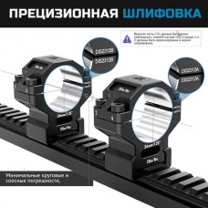 Кольца Discovery 34мм средние (7075) под Picatinny Кольца Discovery 34мм средние (7075) под Picatinny