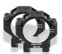 Кольца Discovery 34мм низкие под Picatinny (6061) Кольца Discovery 34мм низкие под Picatinny (6061)