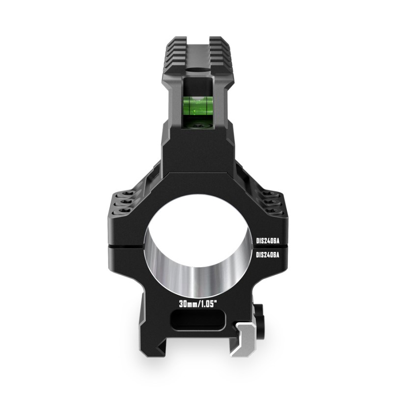 Кольца Discovery 30мм усиленные средние (7075) с планкой и уровнем под Picatinny в интернет-магазине Optics Trade Кольца Discovery 30мм усиленные средние (7075) с планкой и уровнем под Picatinny